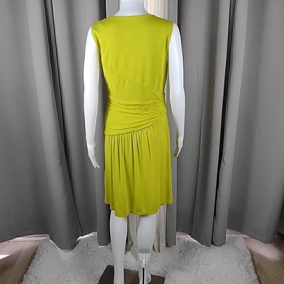 Vince Camuto Lime Green Neon Sleeveless Dress Size Medium - Picture 2 of 9